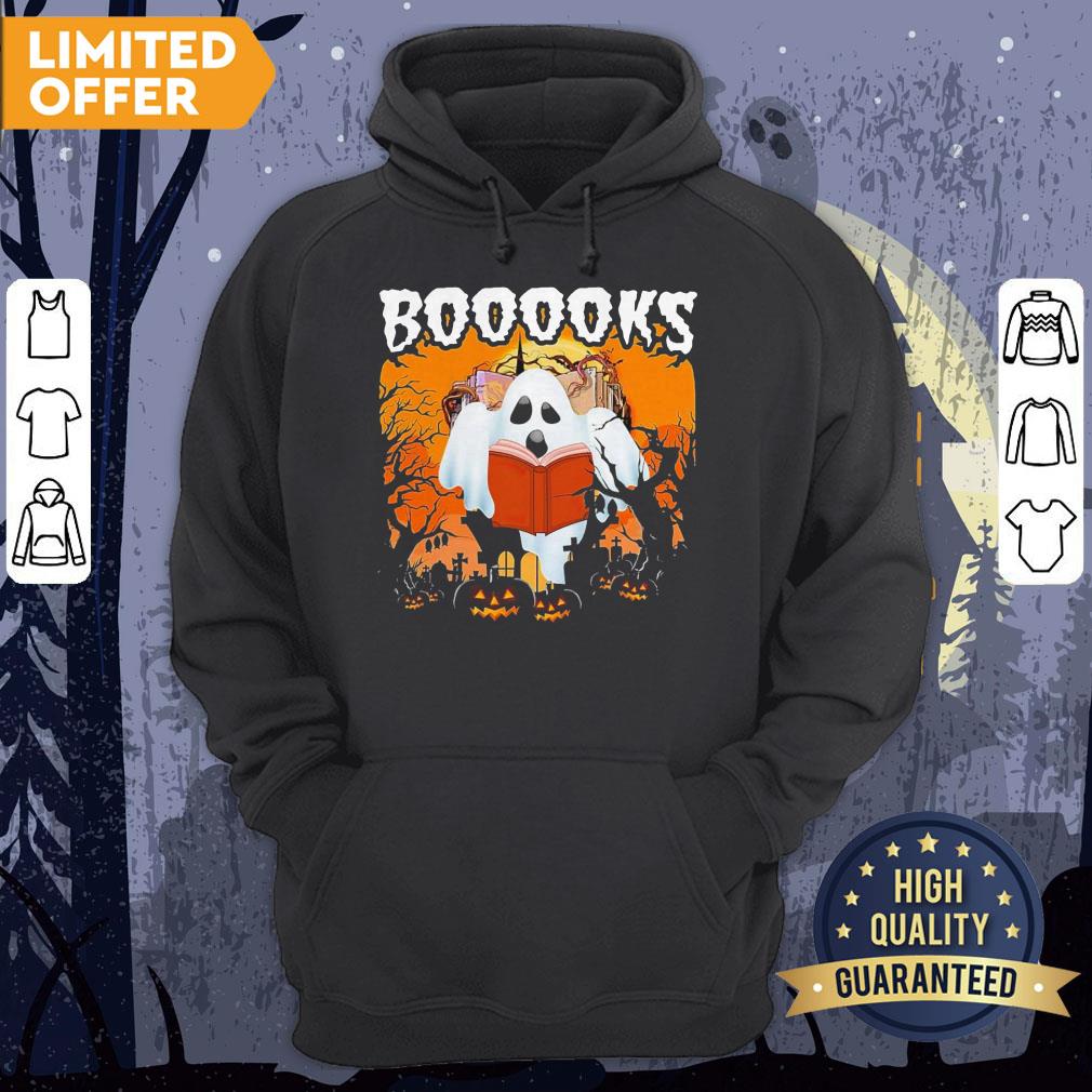 Official Booooks Halloween Shirt - Image 5
