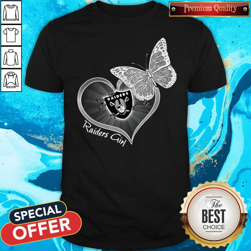 Official Butterfly Heart Raiders Girl Shirt