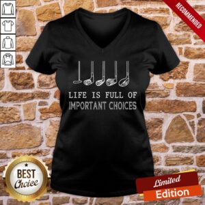 Alternative view of Official CaptureLife Is Full Of Important Choices Golf Shirt