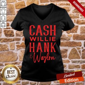 Alternative view of Official Cash Willie Hank And Waylon Shirt
