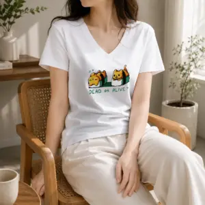 Alternative view of Official Cat Sushi Dead Or Alive Shirt