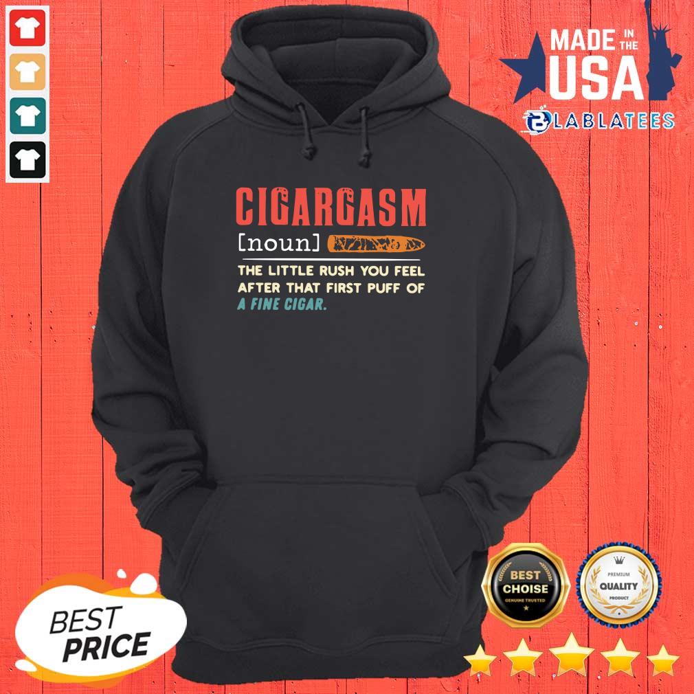 Official Cigargasm The Little Rush You Feel After That First Puff Of A Fine Cigar Shirt - Image 3