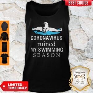 Alternative view of Official Coronavirus Ruined My Swimming Season Shirt