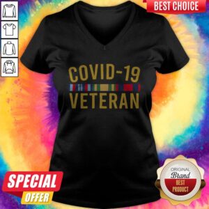Alternative view of Official Covid 19 Veteran Shirt