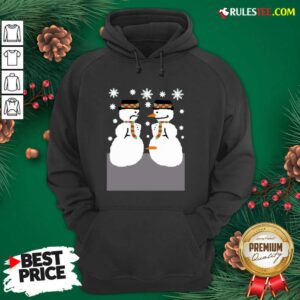 Alternative view of Official Cute Snowman Nose Thief Ugly Christmas Shirt