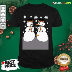 Official Cute Snowman Nose Thief Ugly Christmas Shirt