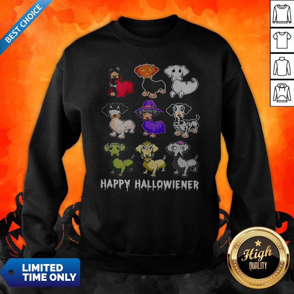 Official Dachshund Happy Halloween Shirt - Image 5