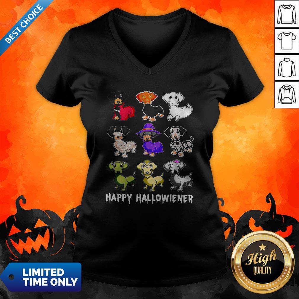 Official Dachshund Happy Halloween Shirt - Image 3