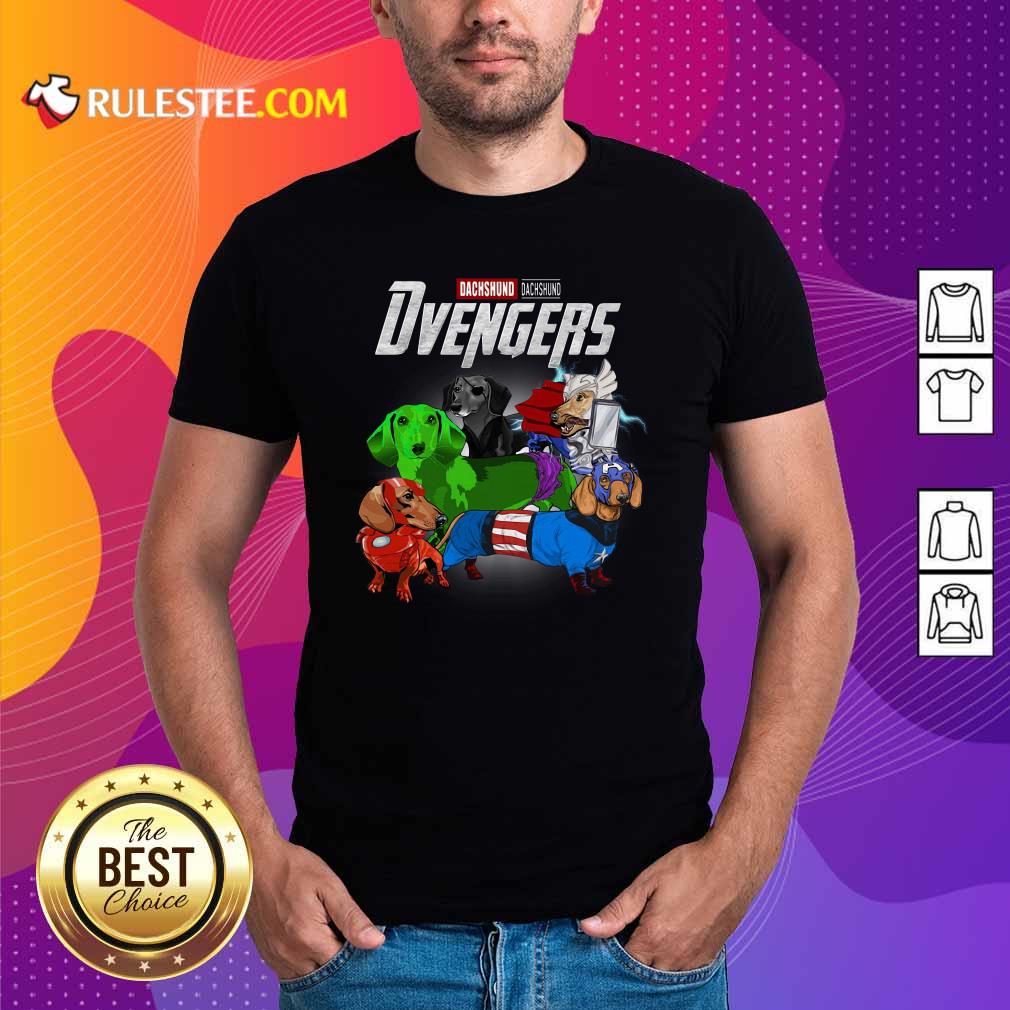 Official Dachshund Marvel Avengers Dvengers Shirt