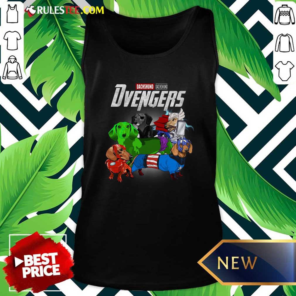 Official Dachshund Marvel Avengers Dvengers Shirt - Image 4