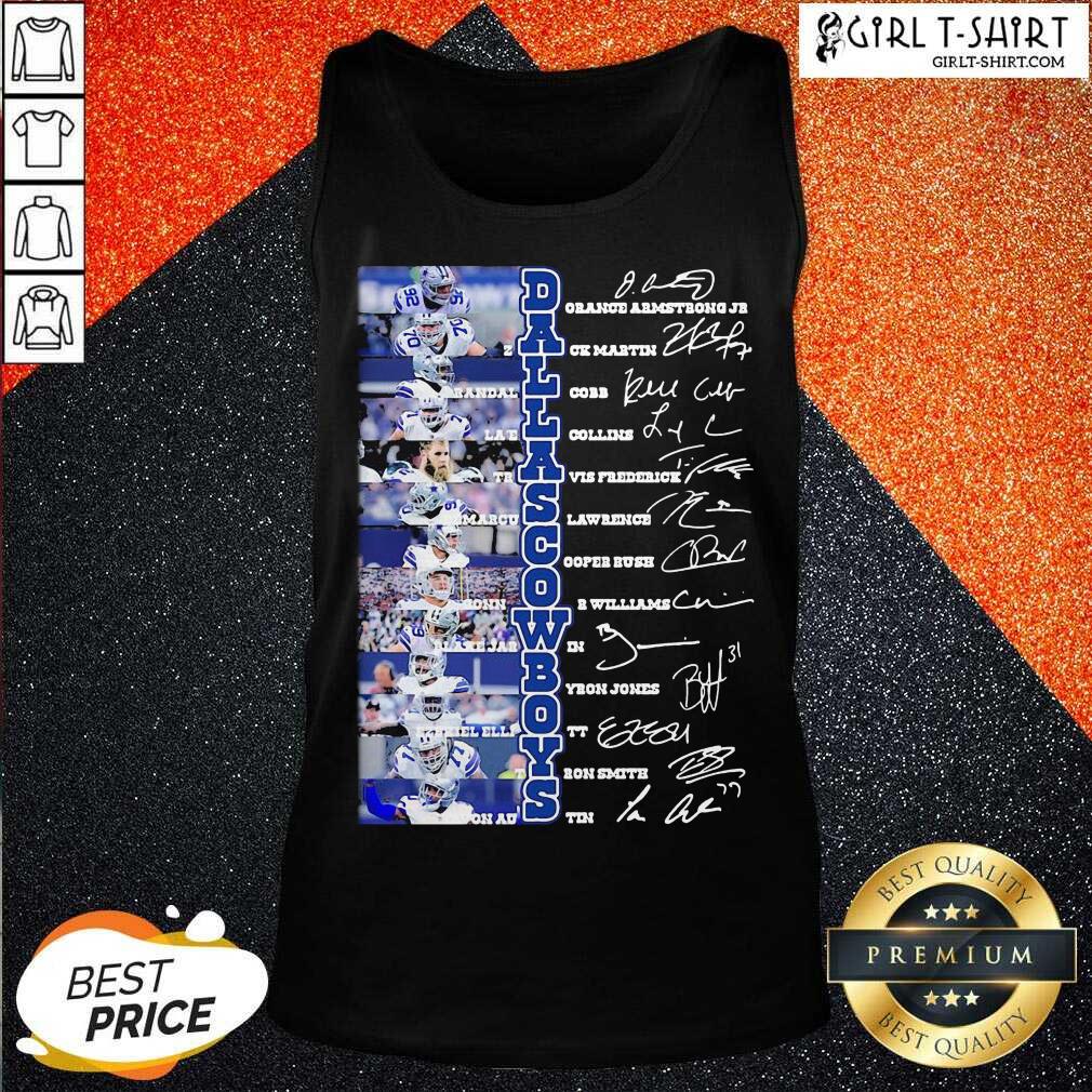 Official Dallas Cowboys Players Signatures Shirt - Image 3