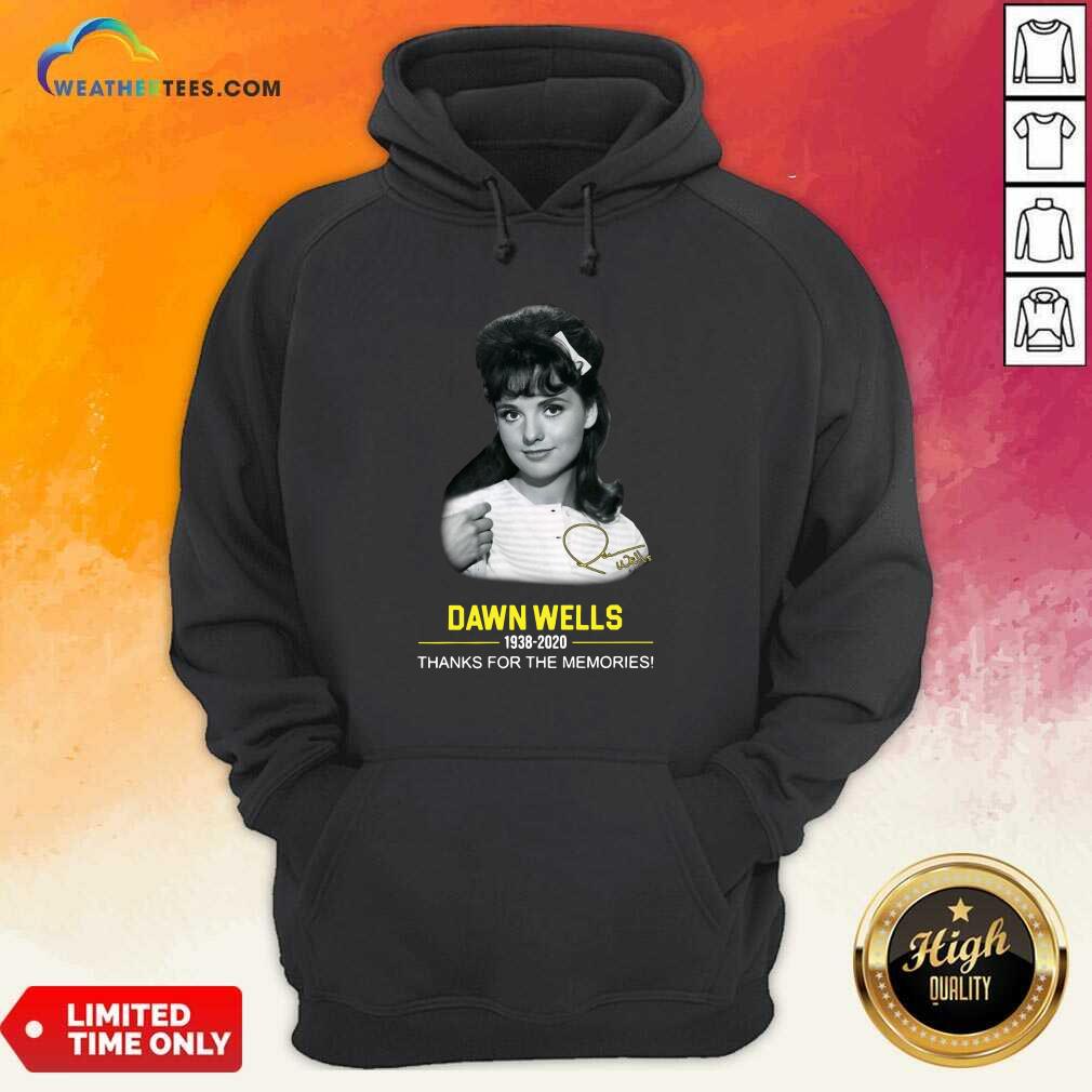 Official Dawn Wells 1983 2020 Thank You For The Memories Signature Shirt - Image 5