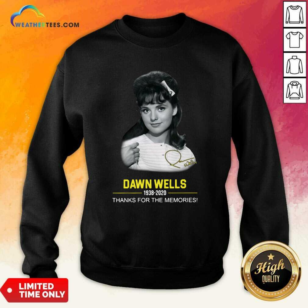 Official Dawn Wells 1983 2020 Thank You For The Memories Signature Shirt - Image 4