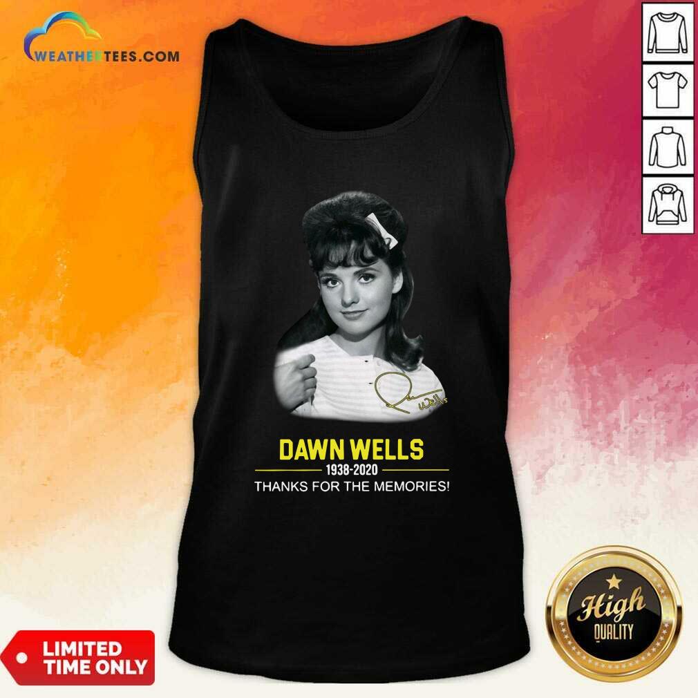 Official Dawn Wells 1983 2020 Thank You For The Memories Signature Shirt - Image 3