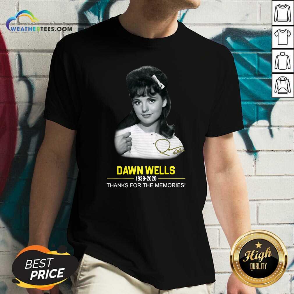 Official Dawn Wells 1983 2020 Thank You For The Memories Signature Shirt - Image 2