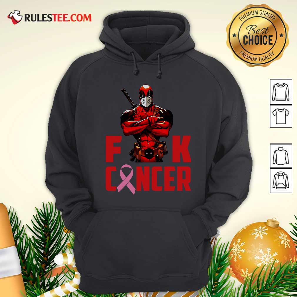 Official Deadpool Fuck Cancer Shirt - Image 2