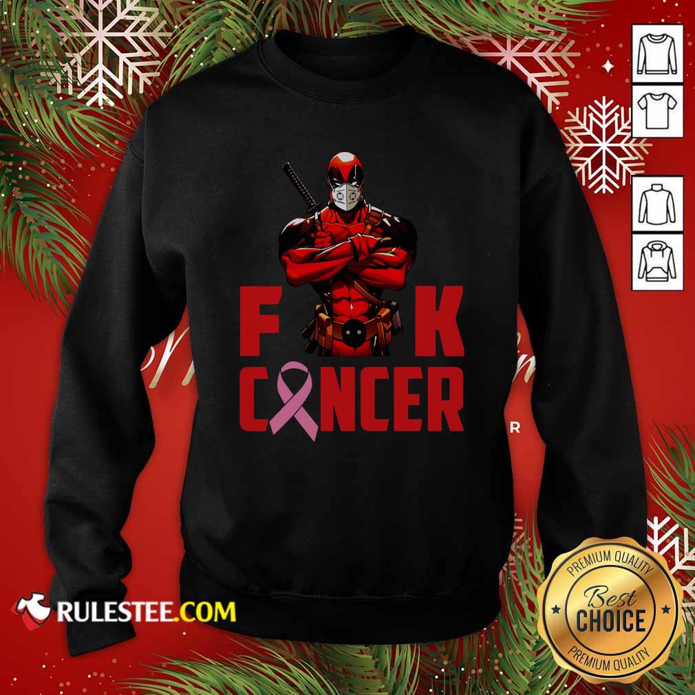 Official Deadpool Fuck Cancer Shirt - Image 5