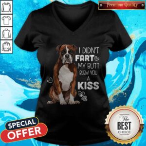 Alternative view of Official Dog I Didn’t Fart My Butt Blew You A Kiss Shirt