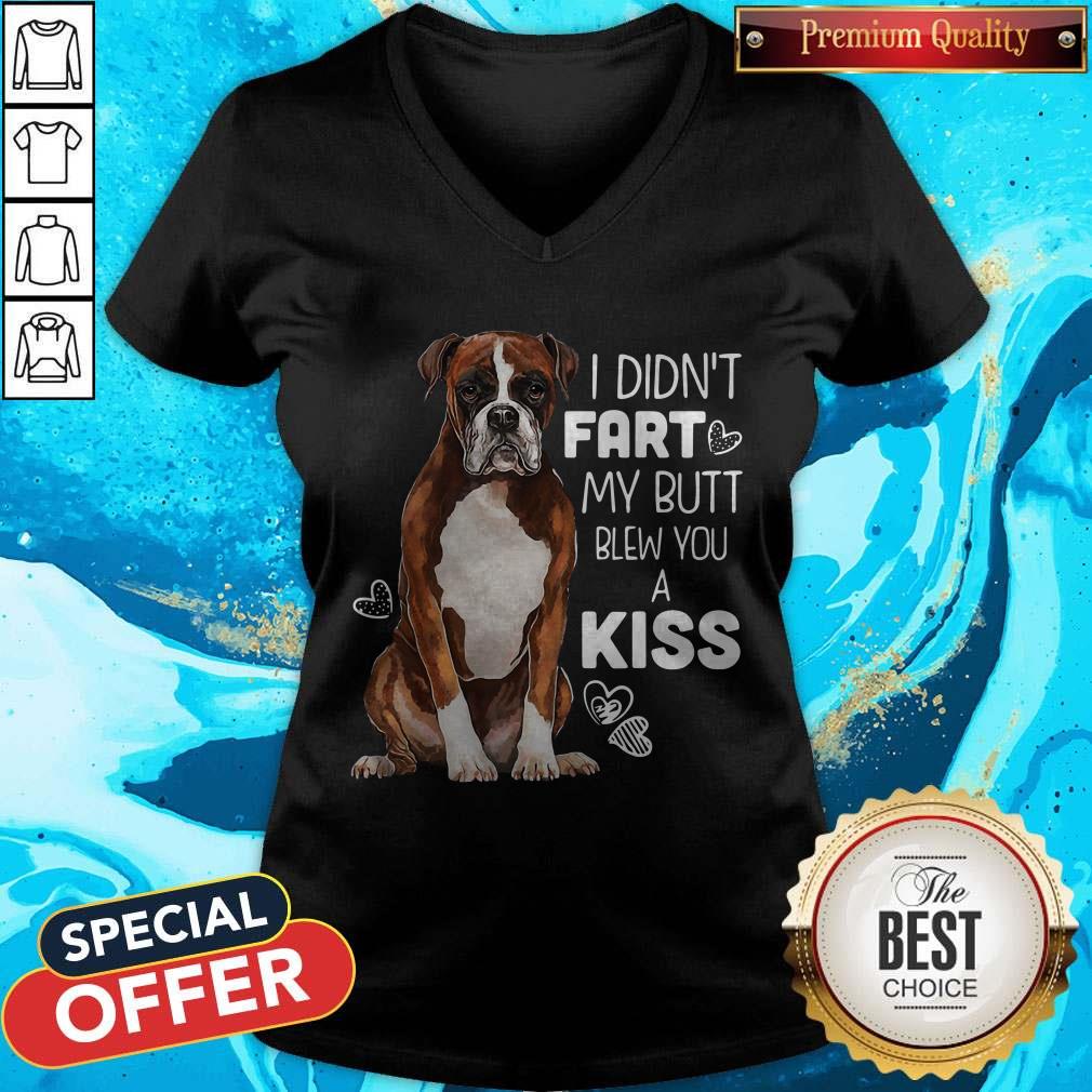 Official Dog I Didn’t Fart My Butt Blew You A Kiss Shirt - Image 2