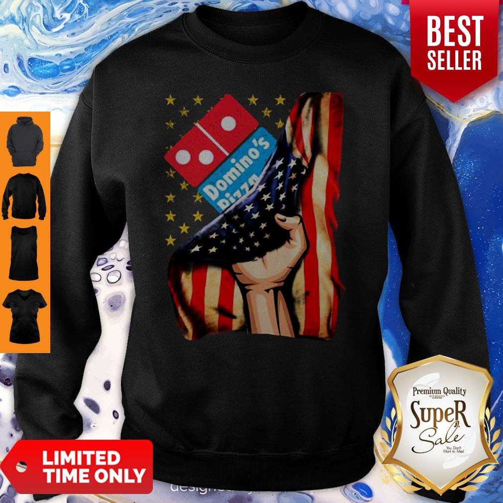 Official Domino’s Pizza America Flag Shirt - Image 4