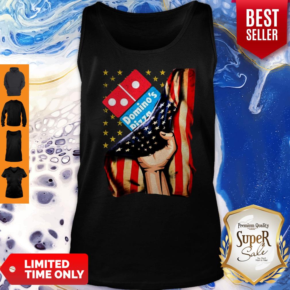 Official Domino’s Pizza America Flag Shirt - Image 3