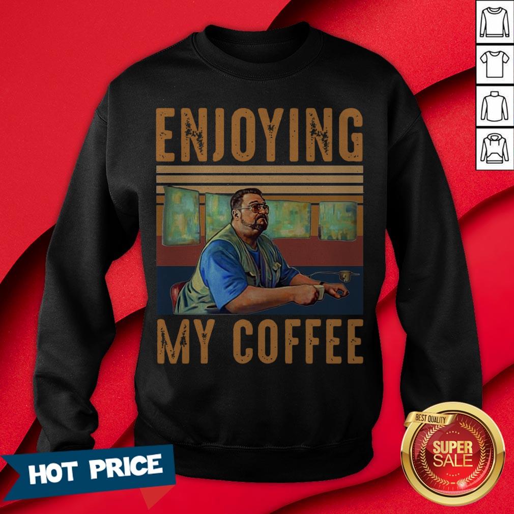 Official Enjoying My Coffee Shirt - Image 3