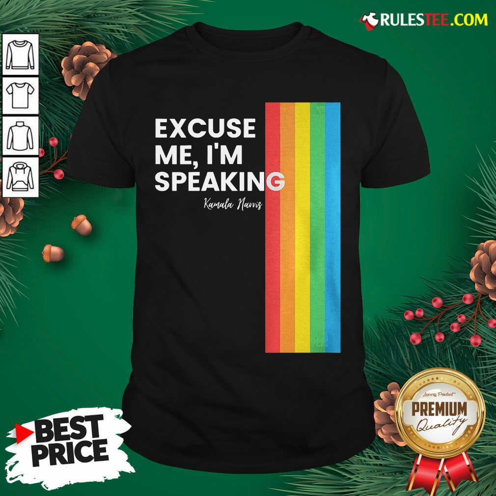 Official Excuse Me I’m Speaking Kamal Harris Lgbt Shirt
