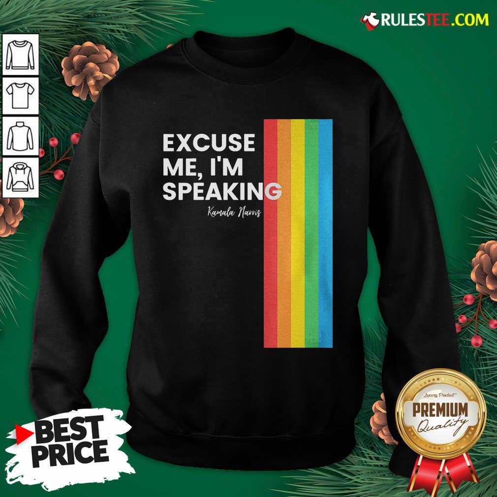 Official Excuse Me I’m Speaking Kamal Harris Lgbt Shirt - Image 5