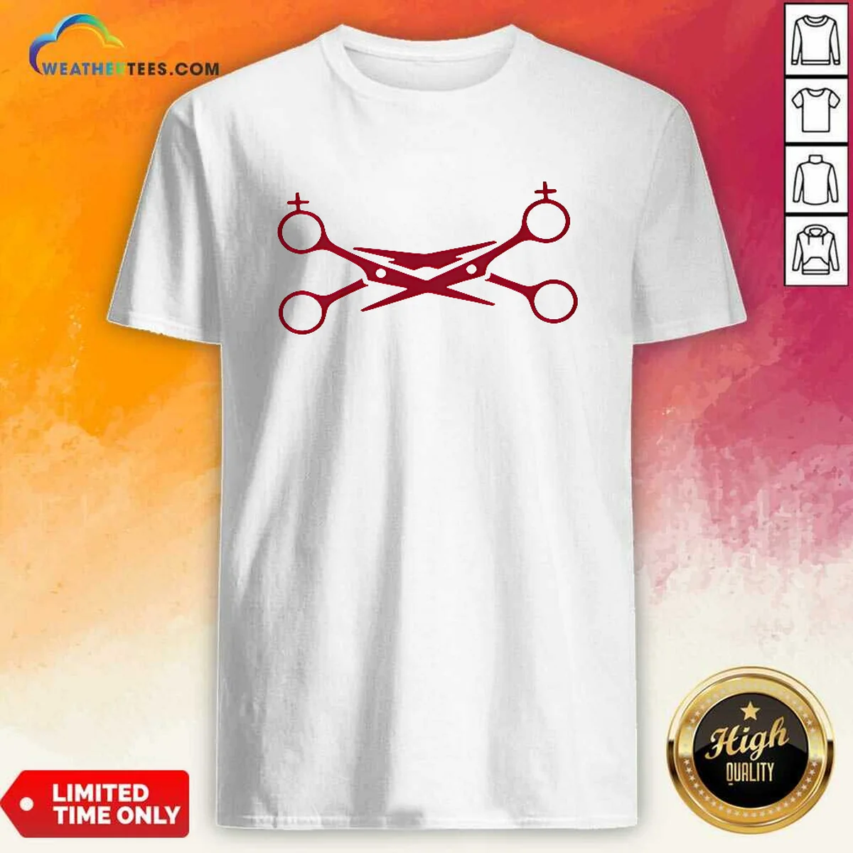 Official Feminist Scissors Symbol Feminism Gender Equality Shirt