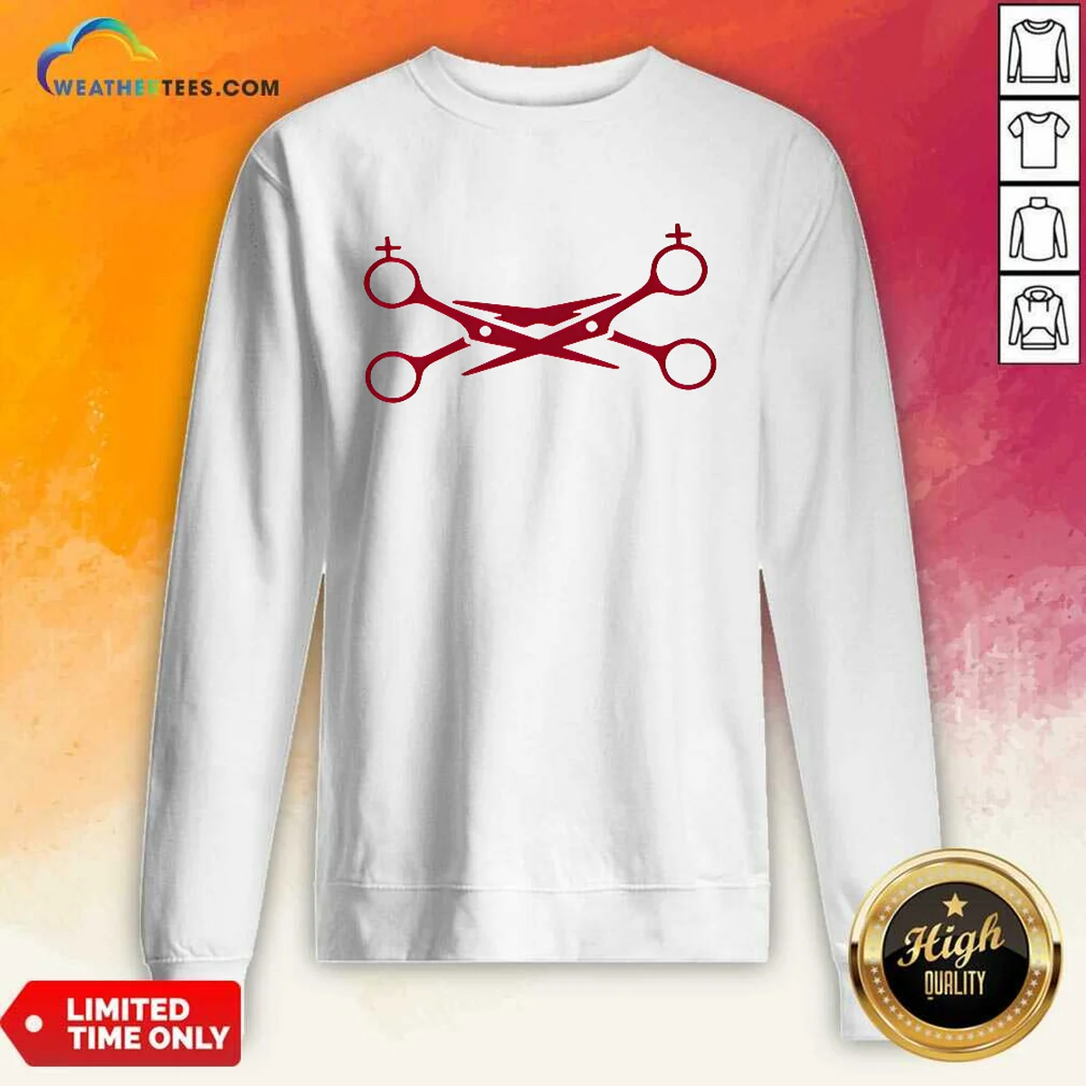 Official Feminist Scissors Symbol Feminism Gender Equality Shirt - Image 5