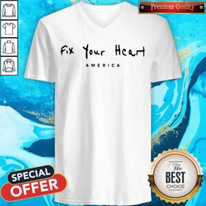 Alternative view of Official Fix Your Heart America Shirt