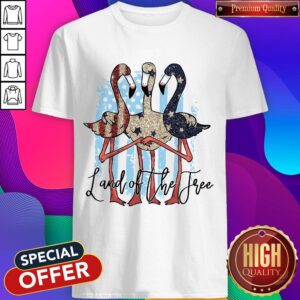 Official Flamingos Land Of The Tree Shirt