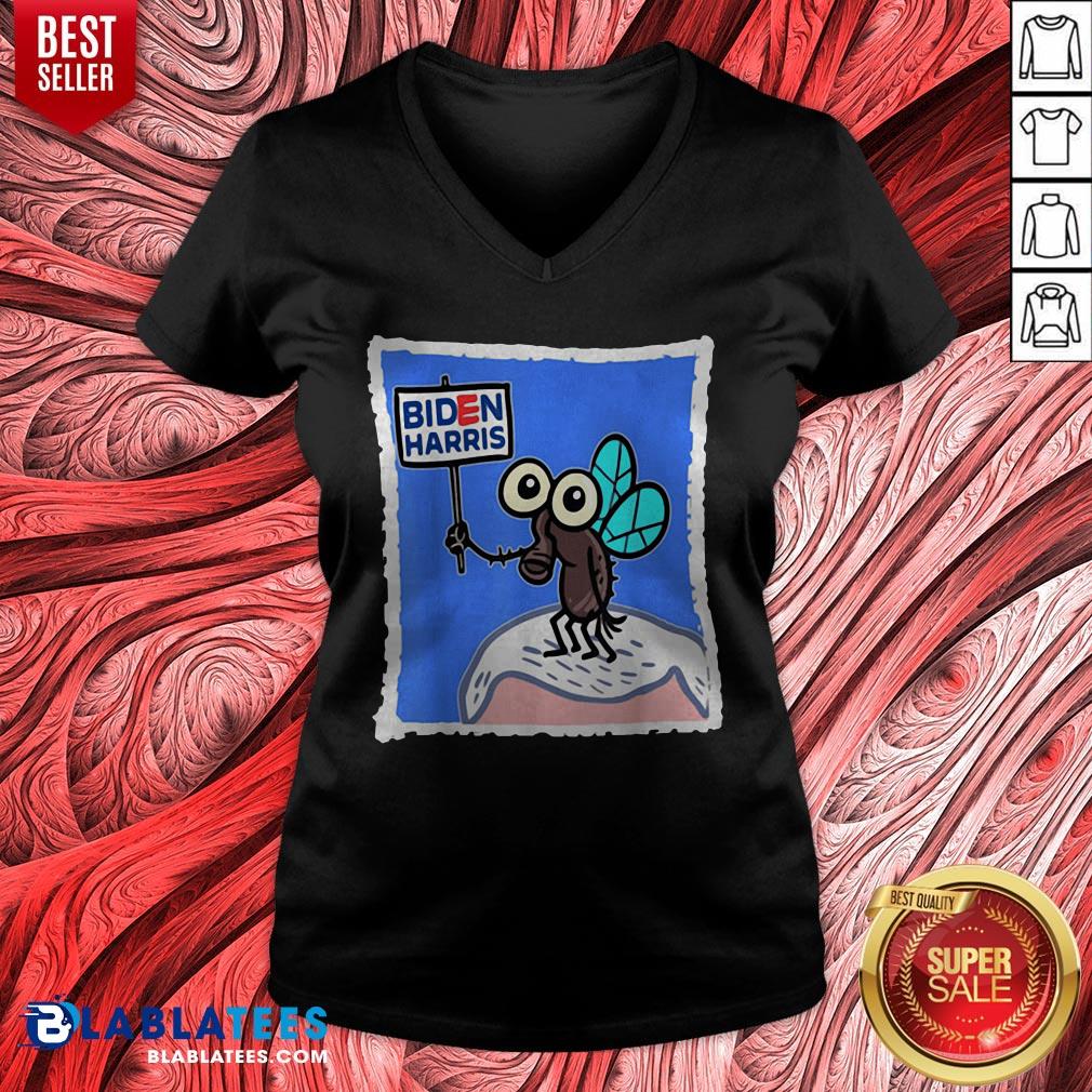 Official Fly On Mike Pence Head Biden Harris Shirt - Image 4