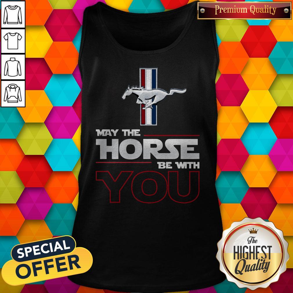 Official Ford Mustang May The Horse Be With You Shirt - Image 3