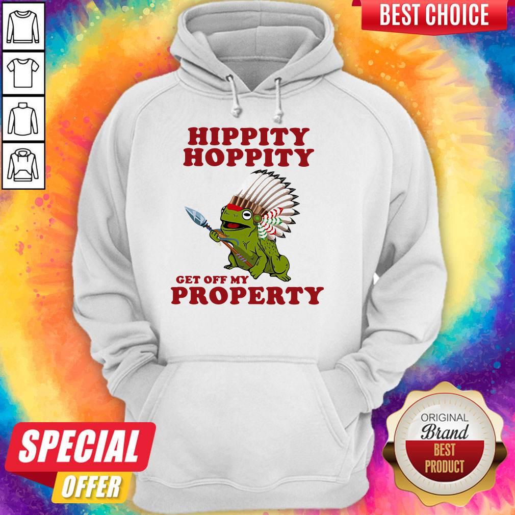 Official Frog Hippity Hoppity Get Off My Property shirt - Image 5