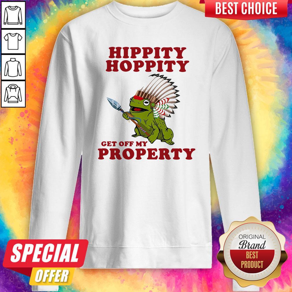 Official Frog Hippity Hoppity Get Off My Property shirt - Image 4