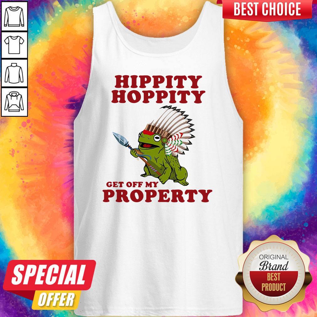 Official Frog Hippity Hoppity Get Off My Property shirt - Image 3