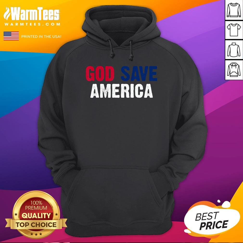 Official God Save America Shirt Retro Vintage American Flag Shirt - Image 5