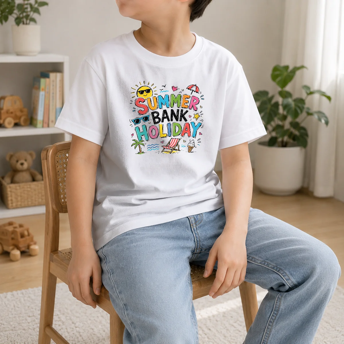 Official Good Doodle Summer Bank Holiday Beach Fun ICE Cream Shirt - Image 9