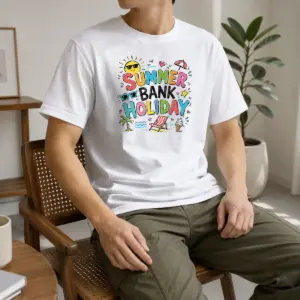 Official Good Doodle Summer Bank Holiday Beach Fun ICE Cream Shirt