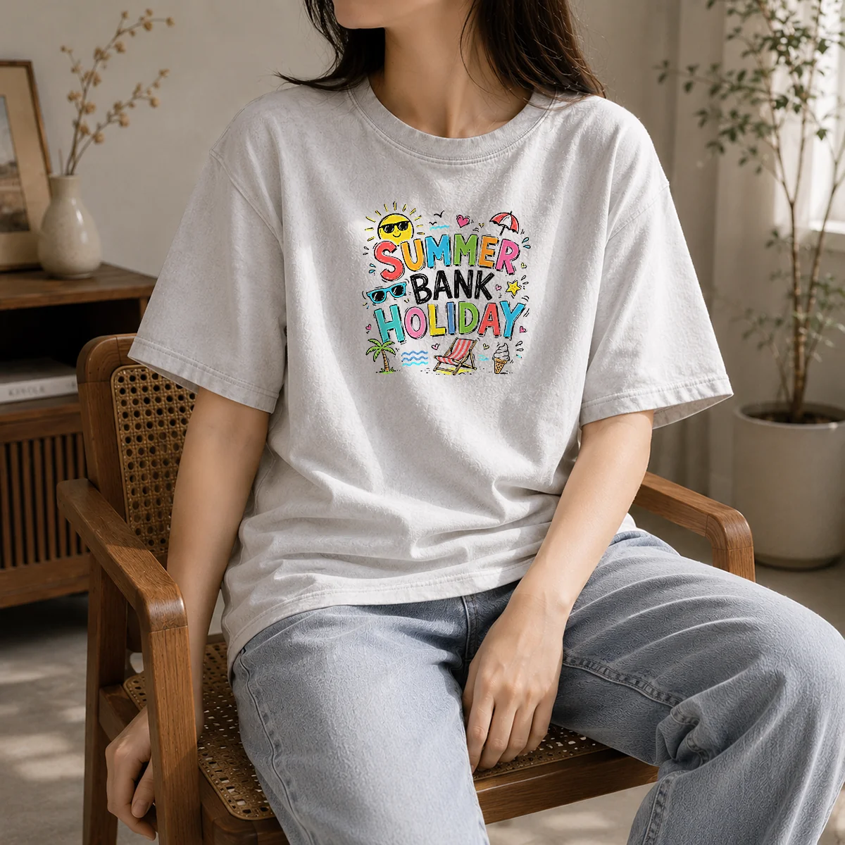 Official Good Doodle Summer Bank Holiday Beach Fun ICE Cream Shirt - Image 8