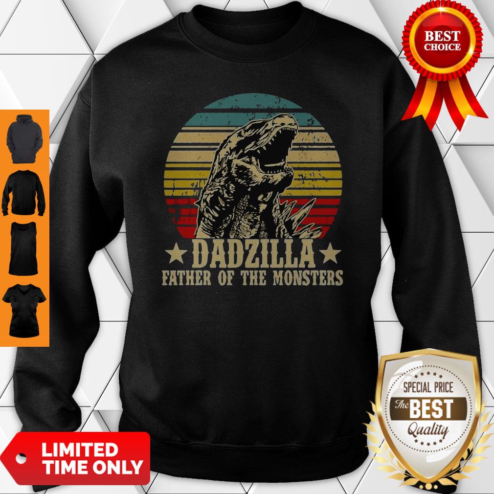 Official Gorilla Dadzilla Father Of The Monsters Shirt - Image 5