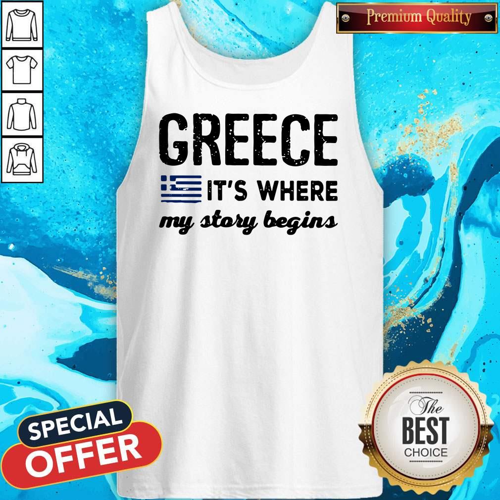 Official Greece It's Where My Story Begins Shirt - Image 4