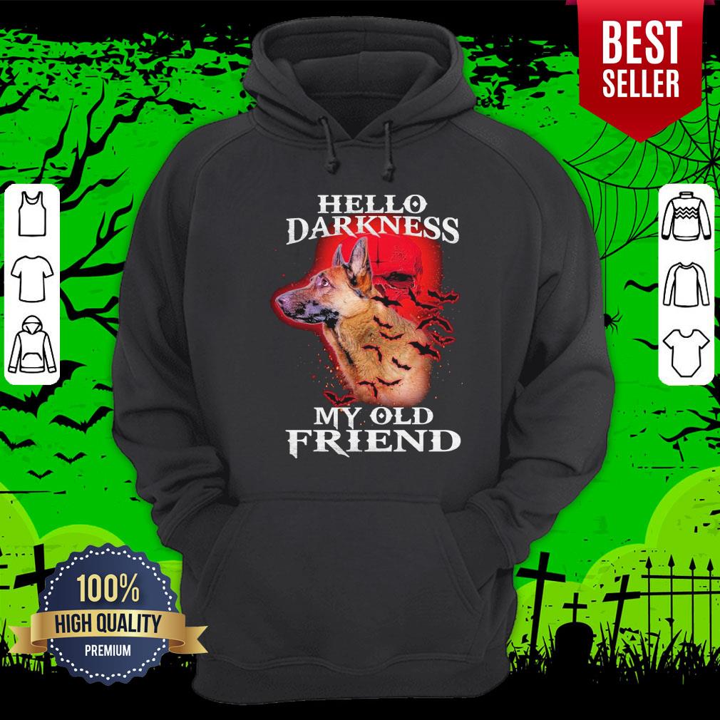 Official Guard Dog Hello Darkness Skull My Ald Friends Shirt - Image 2