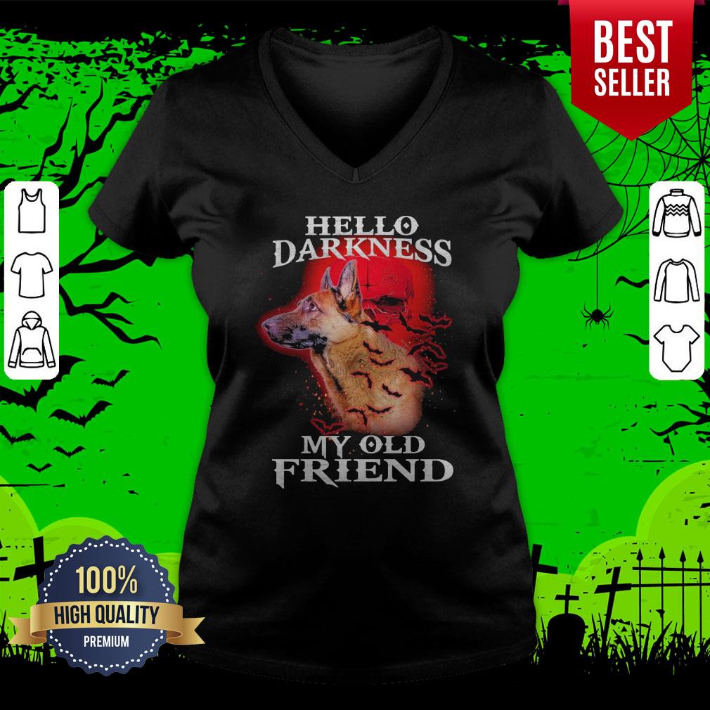Official Guard Dog Hello Darkness Skull My Ald Friends Shirt - Image 5