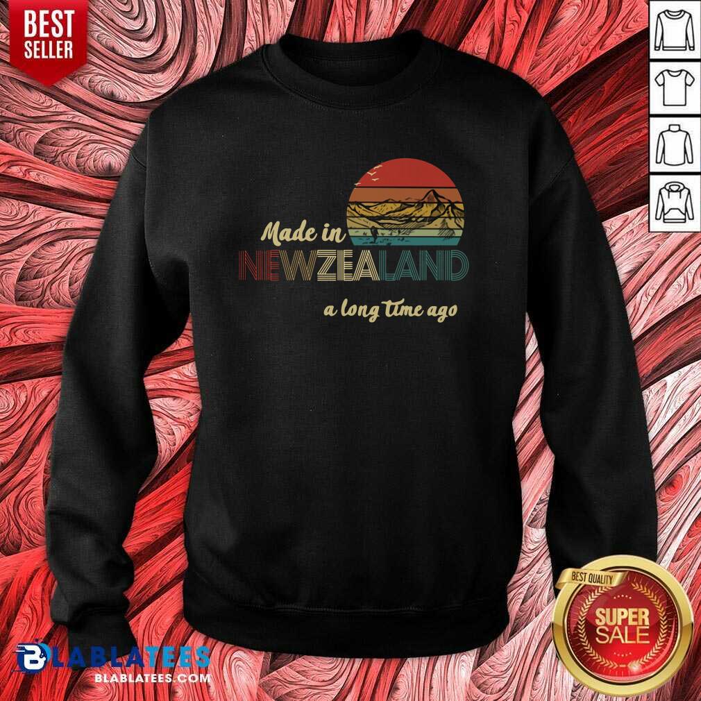 Official Happy Made In New Zealand A Long Time Ago Vintage Shirt - Image 4