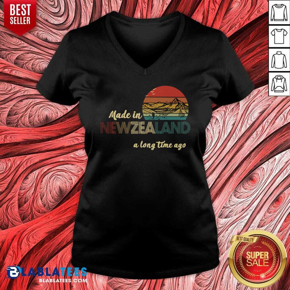 Official Happy Made In New Zealand A Long Time Ago Vintage Shirt - Image 2