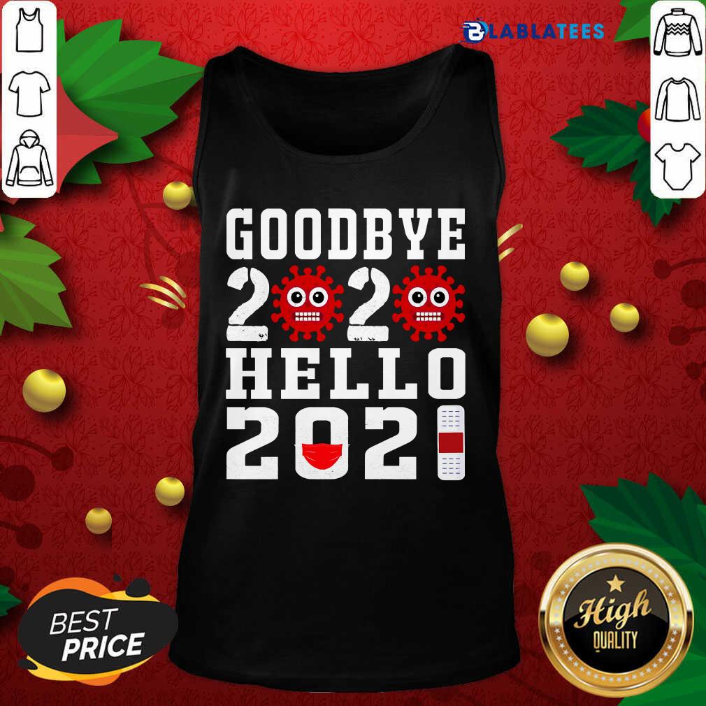 Official Hello 2021 Goodbye 2020 Happy New Year 2021 Wear Mask Corona Virus Shirt - Image 4