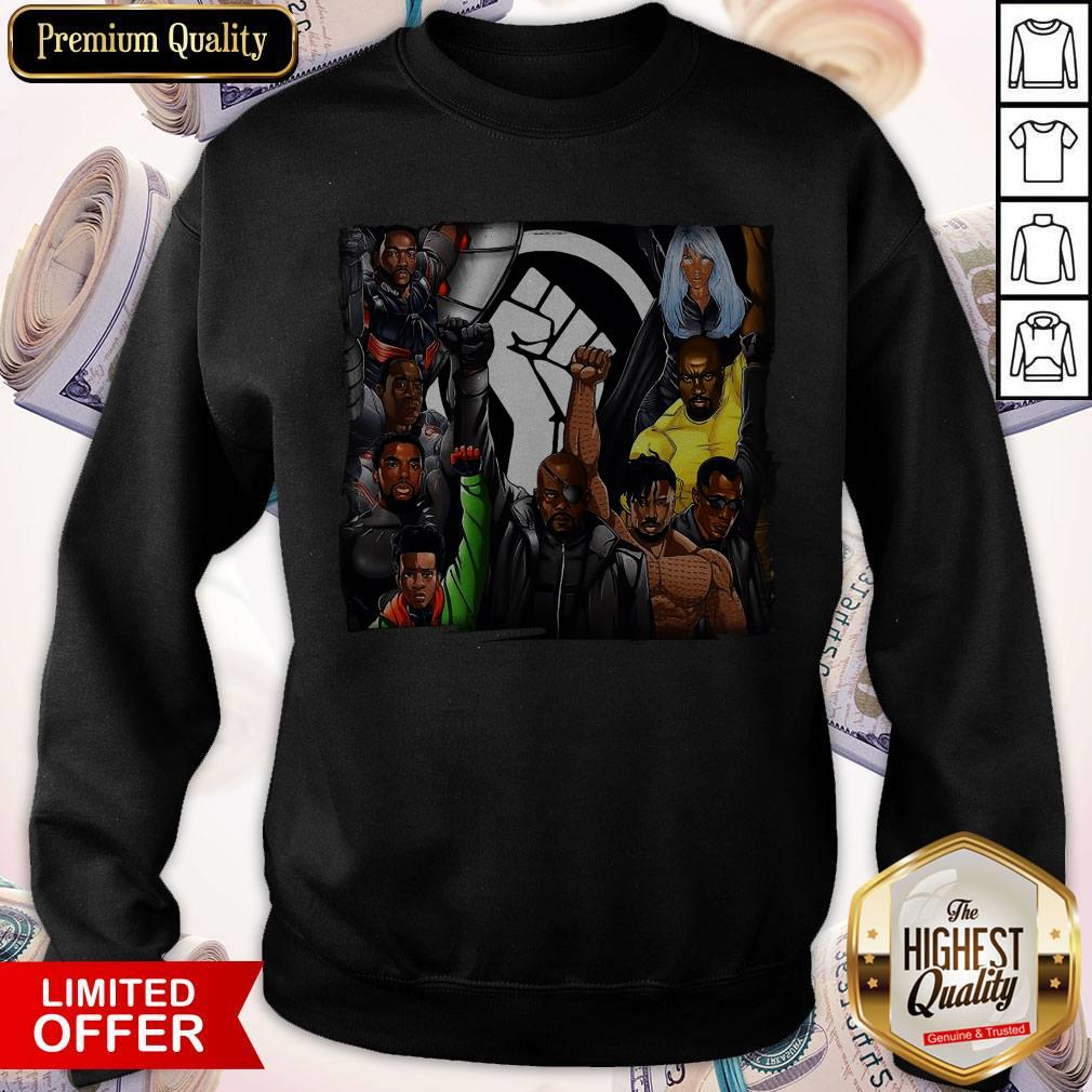 Official Heroes Black Lives Matter Shirt - Image 5