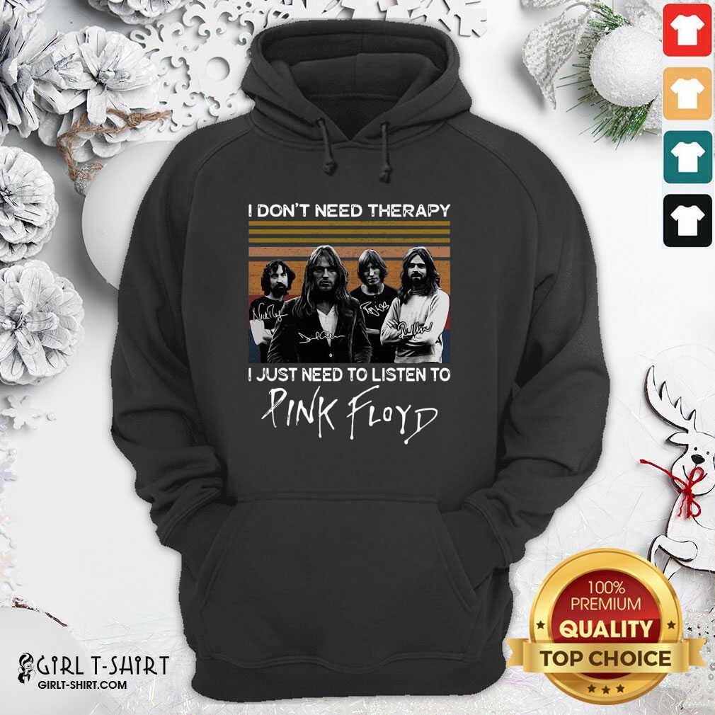 Official I Don’t Need Therapy I Just Need To Listen To Pink Floyd Shirt - Image 5